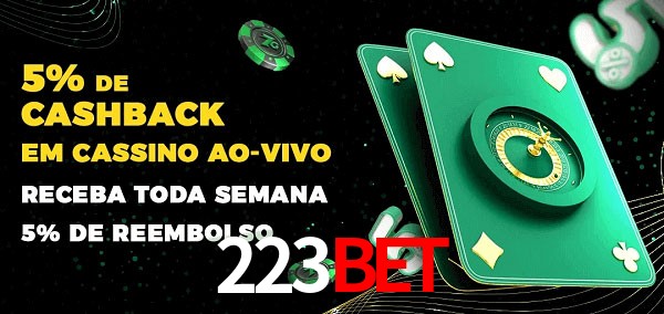 Promoções do cassino ao Vivo 223Bet